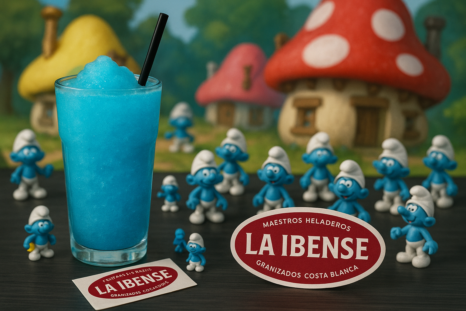 Granizado blue La Ibense