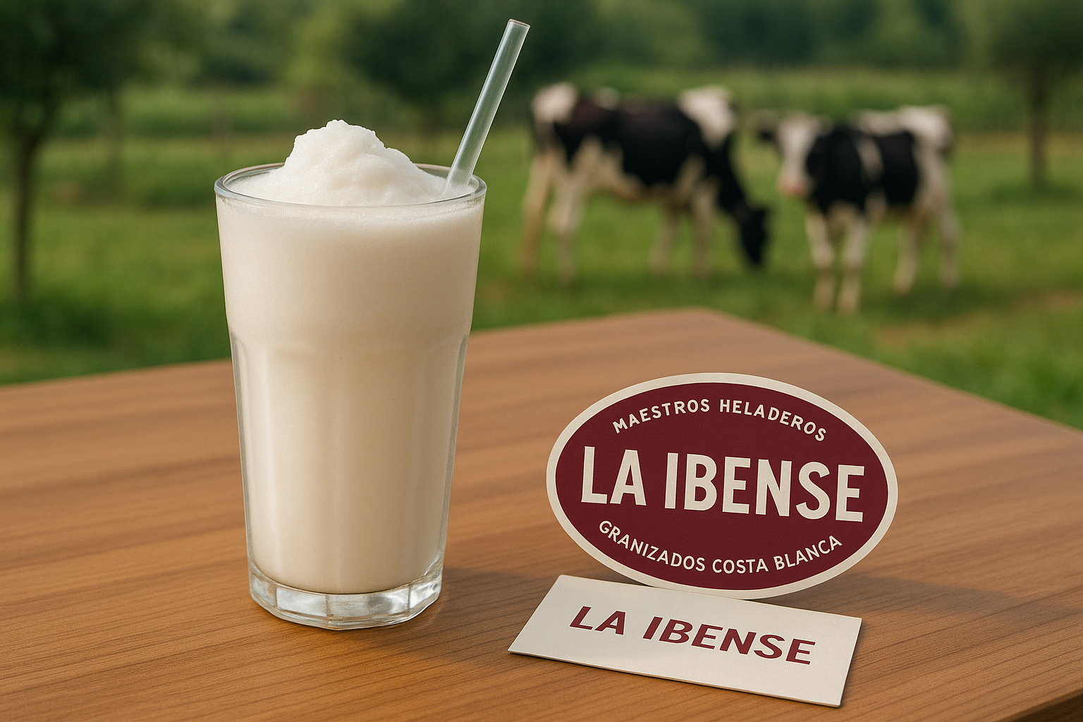 Granizado de leche La Ibense